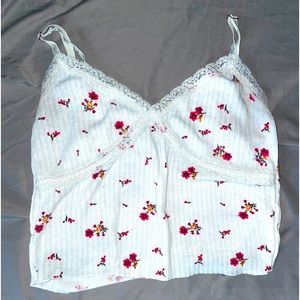 Flower crop top